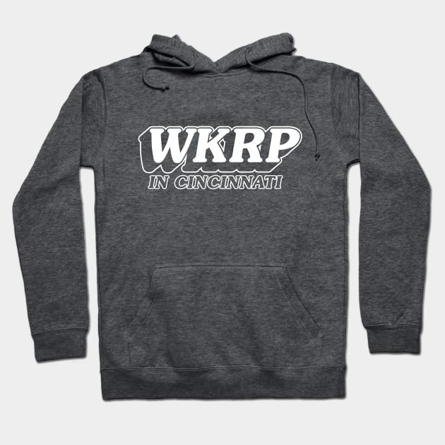 WKRP in Cincinnati (white) Hoodie by cabinboy100